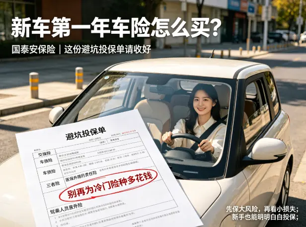 刚拿驾照的新手,车险怎么买才不花冤枉钱?这份“避坑投保单”请收好(图1) 刚拿驾照的新手,车险怎么买才不花冤枉钱?这份“避坑投保单”请收好(图1)